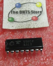 XR558CP Exar IC 558 Timer DIP-16 Plastic - NOS Qty 1