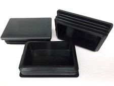 30x50mm Vierkantrohr Lammelenstopfen Stopfen Rohrkappen Endkappen Rohrstopfen