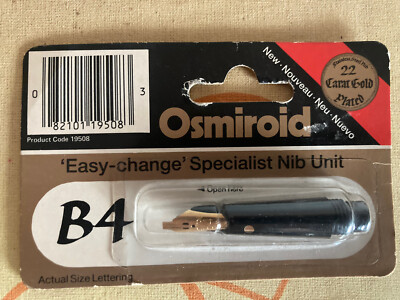 Osmiroid Pen Nib Brand New 22 Carat Gold Plated
