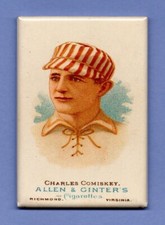 CHARLES COMISKEY BASEBALL CARD *2X3 FRIDGE MAGNET* CHICAGO WHITE SOX PARK IL 309