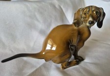 Rosenthal Himmelstoss Dachshund Dog Squatting...