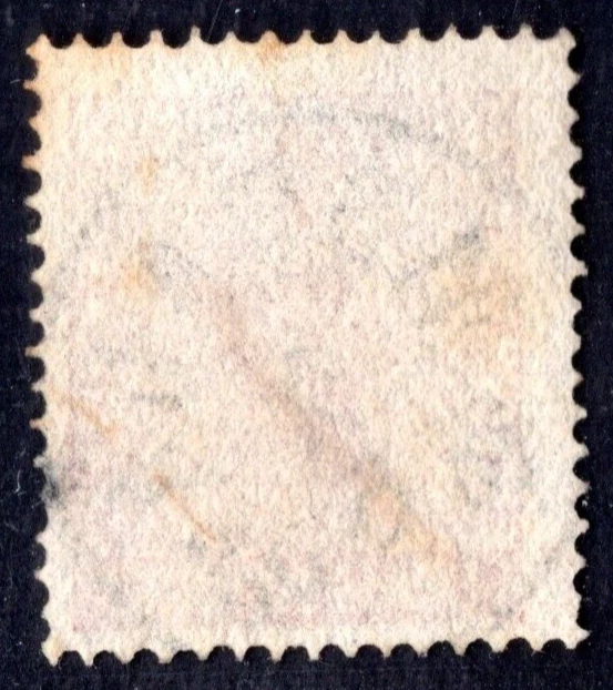 SWEDEN 1858 SCOTT #12a CARMINE COLOR NEAT "MOTALA" CANCEL PERFECT PERFS - Image 2 of 2