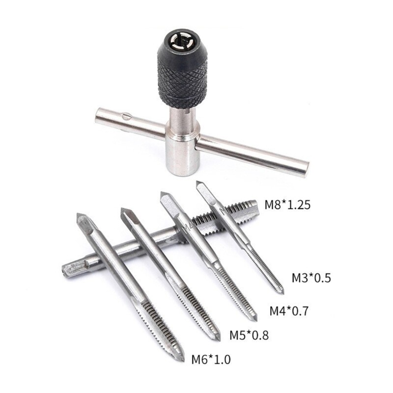 Adjustable T Type Hand Screw Thread Tap Reamer Tap Screw Hole Drill Bit