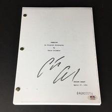 CHRIS COLUMBUS SIGNED FULL 114 PAGE GREMLINS SCRIPT PSA DNA AUTOGRAPH