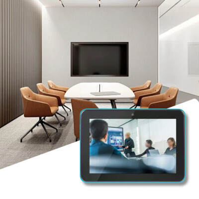 Room Display prenotazione sale riunioni da 8 pollici - Prenotazione meeting e gestione spazi coworking in azienda - WI-FI, POE e SIM DATI 4G LTE Room Display prenotazione sale riunioni da 8 pollici - Prenotazione meeting e gestione spazi coworking in azienda - WI-FI, POE e SIM DATI 4G LTE