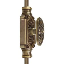 Signature Ironmongery Dalston Door Brass Cremone Bolt 9 feet Antique Satin Brass