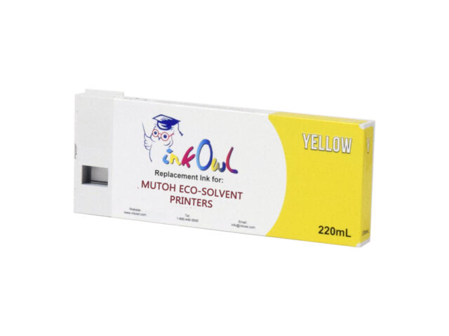 440ml InkOwl CYAN Compatible Cartridge for Mutoh ValueJet Eco-Ultra Printers