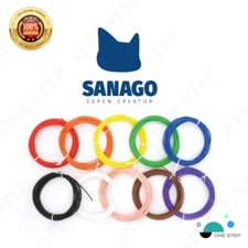 Sanago Low Temperature PCL Filament 1.75MM Set 5M/10M (10 colors/15 colors)