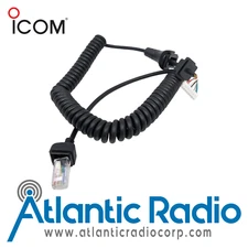 Icom 6910022880 Hand Microphone Curly Cable