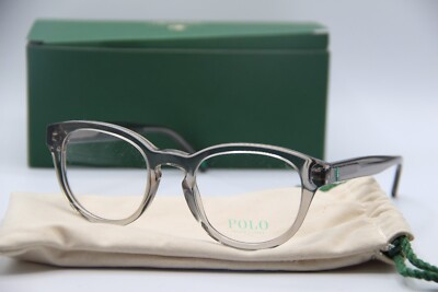 NEW ALEXANDER MCQUEEN PH 2262 5965 TEAL CLEAR AUTHENTIC EYEGLASSES W/CASE 53-21