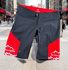 Cuore Cycling Shorts 2XL Red Team Younglife Pockets Swiss Beach Performance Tech