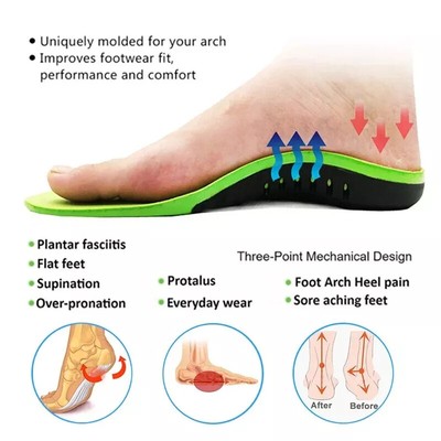 -xstance Insoles Plantar Fasciitis Arch Support Insoles Fit for Men & Women-