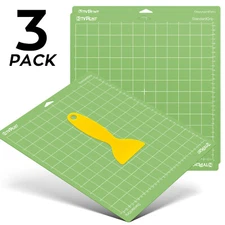 3Pack Cutting Mats for Cut Explore Air/Air2/Maker - 12x12inch Standard Grip 