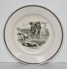 Assiette faïence militaire