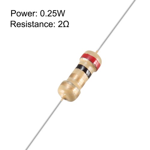 Produktbild von 100 Axial-Kohleschichtwiderstände 5,6 KOhm 0,25W 5% – Farbcode Grün-Blau-Rot-Gold, Für Elektronik-Bastler