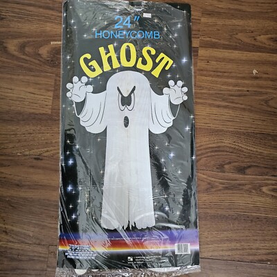 Topstone Ghost Halloween Honeycomb Vtg 24'' Decoration Tissue Spirit Hanging Vtg