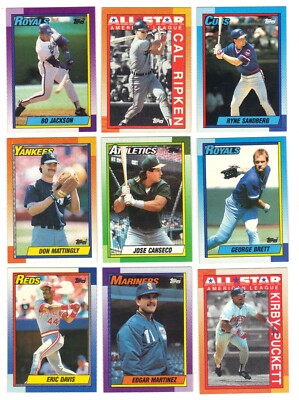 1990 Topps Baseball You Pick 20 Cards Complete Your Set Large Selection Stars/RC