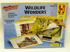 GeoSafari WILDLIFE WONDERS 3D Educational Learning System Cards NOS EI-7982 NEW