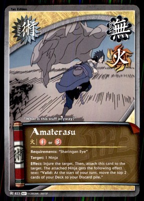 Naruto CCG Amaterasu   #823