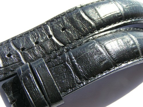 Maurice Lacroix Band 19mm black Calf negra Strap 19/18 80/115 NOS I558 - Picture 5 of 5