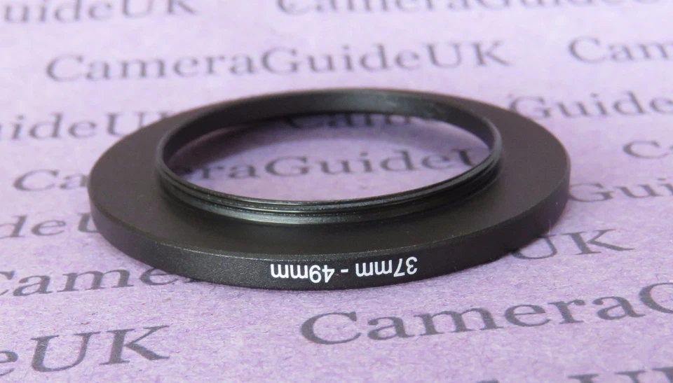 37mm to 49mm 37-49 Stepping Step Up Filter Ring Adapter 37mm-49mm Male-Female - Image 3 of 3