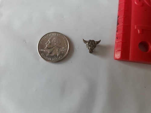 Aaronic Priesthood Latter Day Saints Sterling Silver Member Pin Steer Bull - Picture 2 of 4