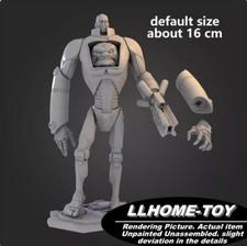 Anime Krang Alien Robot Resin 3D Print GK Figure DIY Model Unpainted