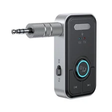 Bluetooth 5'3 Transmitter Receiver Wireless Audio 3'5mm Jack Aux Adapter w/ M``;