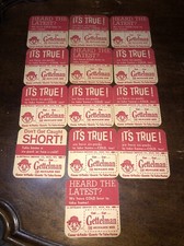 Lotto di 13 sottobicchieri birra vintage Gettelman