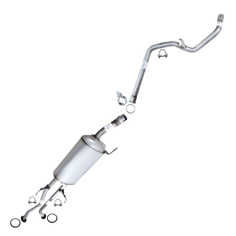 Muffler Tail pipe Exhaust kit fits: 2007-2011 Toyota Tundra Muffler Tail pipe Exhaust kit fits: 2007-2011 Toyota Tundra