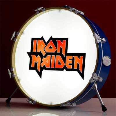 OFFIZIELLE IRON MAIDEN 3D SCHREIBTISCHLAMPE / WANDLEUCHTE