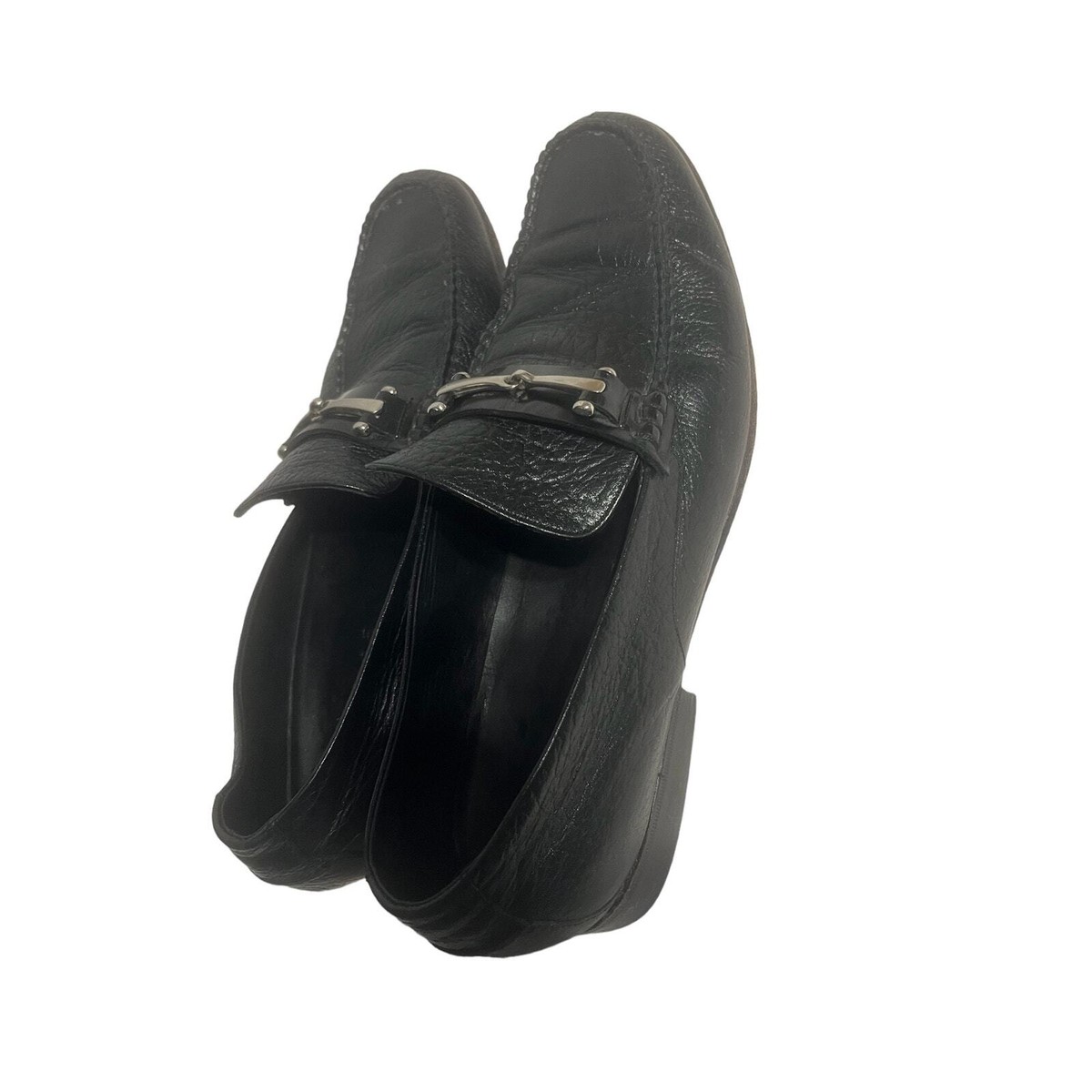Gambinelli Made in Colombia size 42 black leather loafers | eBay display picture 2