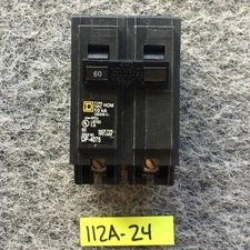SQUARE D HOM260 60 AMP 2 Pole 120/240 V Circuit Breaker HOM260CP Warranty NOS