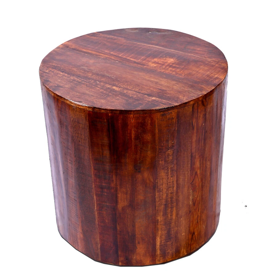 Reclaimed round 18 inch Side table | Accent Table | End Table - Image 4 of 4