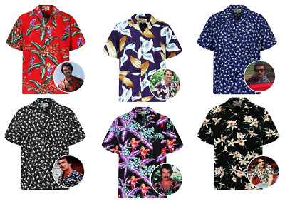 Camicia Hawaiana Magnum Pi Camicia Rossa Uomo Camicia Hawaiana