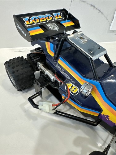 Sears Lobo II RC 2wd Frame Buggy Navy Body Nikko Rare 80s Vintage RTR - Picture 8 of 19