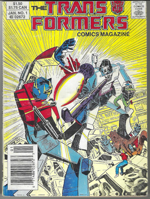 Marvel s THE TRANSFORMERS Comics Magazine Digest Size Issue #1 Jan 1987