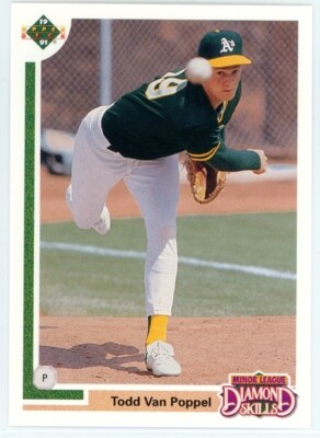 Todd Van Poppel 1991 Upper Deck Final Edition #12F Oakland Athletics