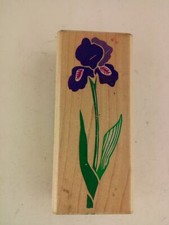 Rubber Stampede The Art of Great Impressions Flower Rubber Stamp 1991