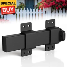 Slide Gate Latch,Heavy Duty Door Latch with Padlock Hole, Adjustable Latch Lock,