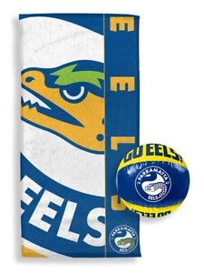 PARRAMATTA Eels NRL Bath Beach Gym Towel 150cm X 75cm