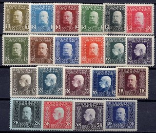 Öst. Bosnien 1916 Ank.64 84 Kaiser Franz Joseph komplett postfrisch Ank. 750.