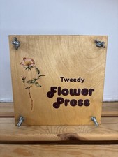 Vintage Tweedy Wooden Flower