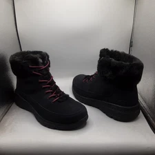 Skechers On-the-GO Glacial Ultra Hiker Boots Trailblazer Black 7.5M Suede A192
