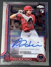 2025 Topps Chrome Update Series - Rookie Debut Autographs Bryce Teodosio  AU, RC