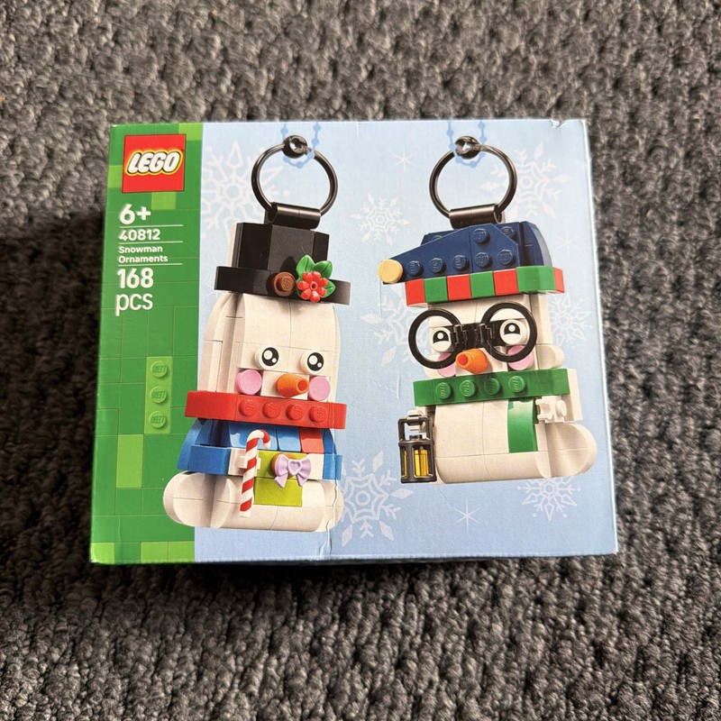 LEGO® 40812 Snowman Ornaments Christmas. Brand new & Sealed