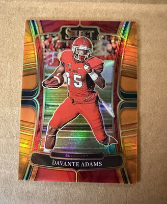 Panini 2023 Select Draft Picks Davante Adams Concourse Orange Prizm #53 /49