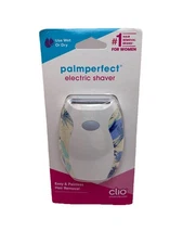 Clio PalmPerfect Electric Shaver Wet/Dry Cordless Requires (2) AAA Batteries