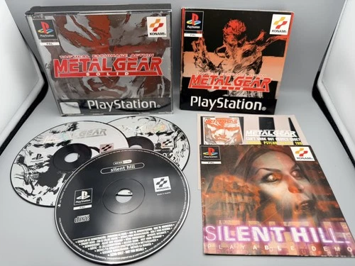 VGC Metal Gear Solid Silent Hill Demo PlayStation 1 PS1 Game Black Label CIB PAL