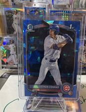 Topps 2025 Bowman Chrome Draft Sapphire 1st Bowman Ethan Conrad BDC-17 Cubs